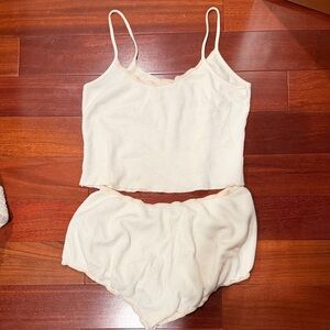 BRANDY MELVILLE Cream pajama Set